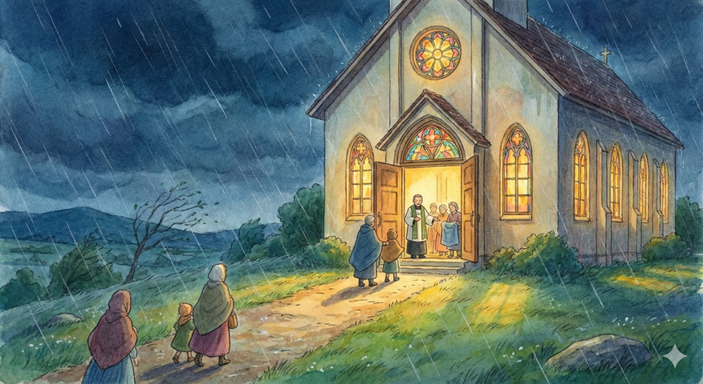 La Iglesia como refugio y protección en medio de la tormenta